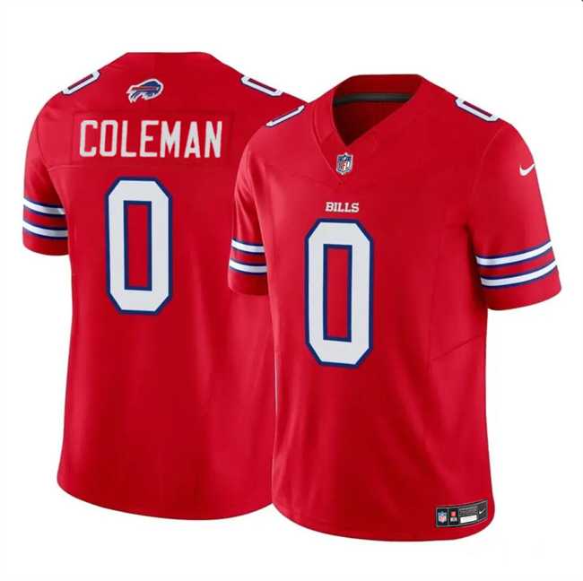 Youth Buffalo Bills #0 Keon Coleman Red 2024 Draft F.U.S.E. Vapor Untouchable Limited Stitched Jersey Dzhi